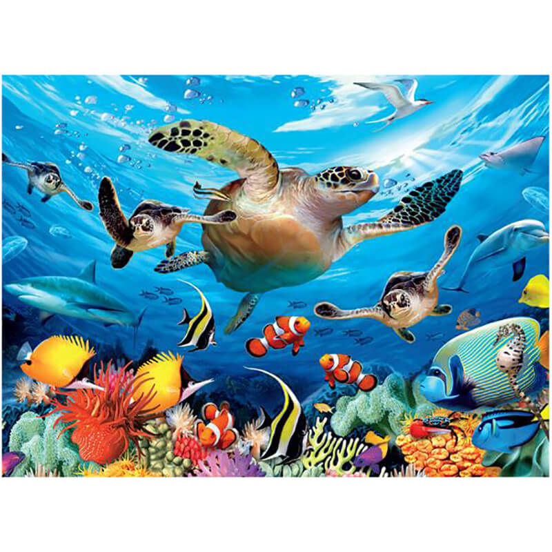 Journey of the Sea Turtles 100pcs Puzzle