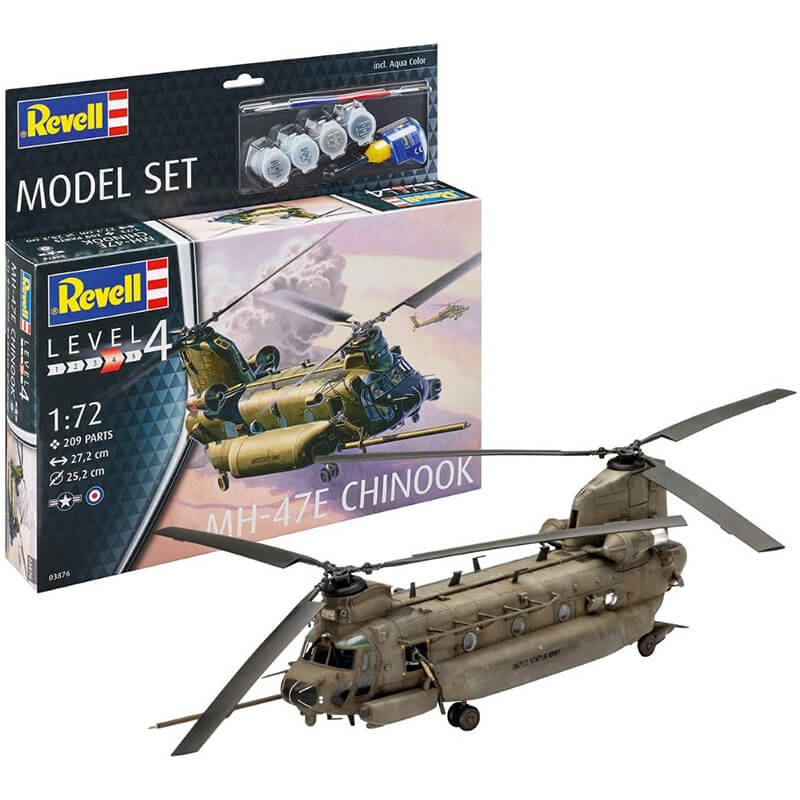 Revell 1/72 MH-47E Chinook Kit Set