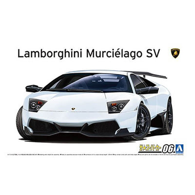 Aoshima 1/24 '09 Lamborghini Murcielago SV Kit