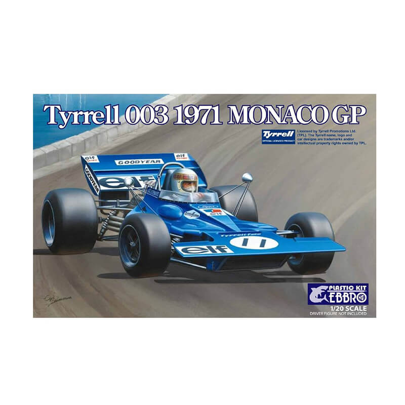 Ebbro 1/20 Tyrrell 003 1971 Monaco GP Kit