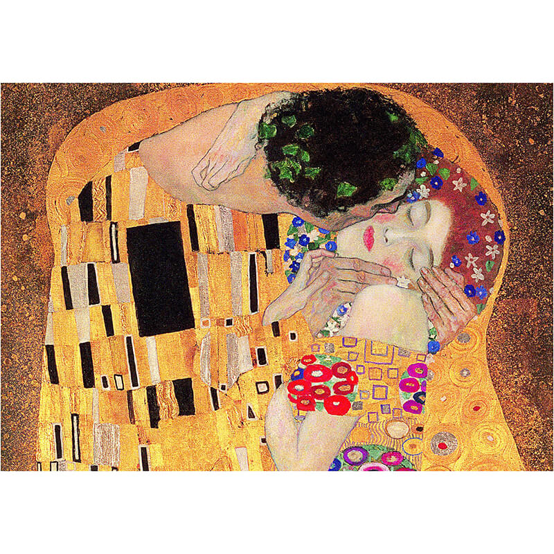 The Kiss, Gustav Klimt 1000pc Puzzle
