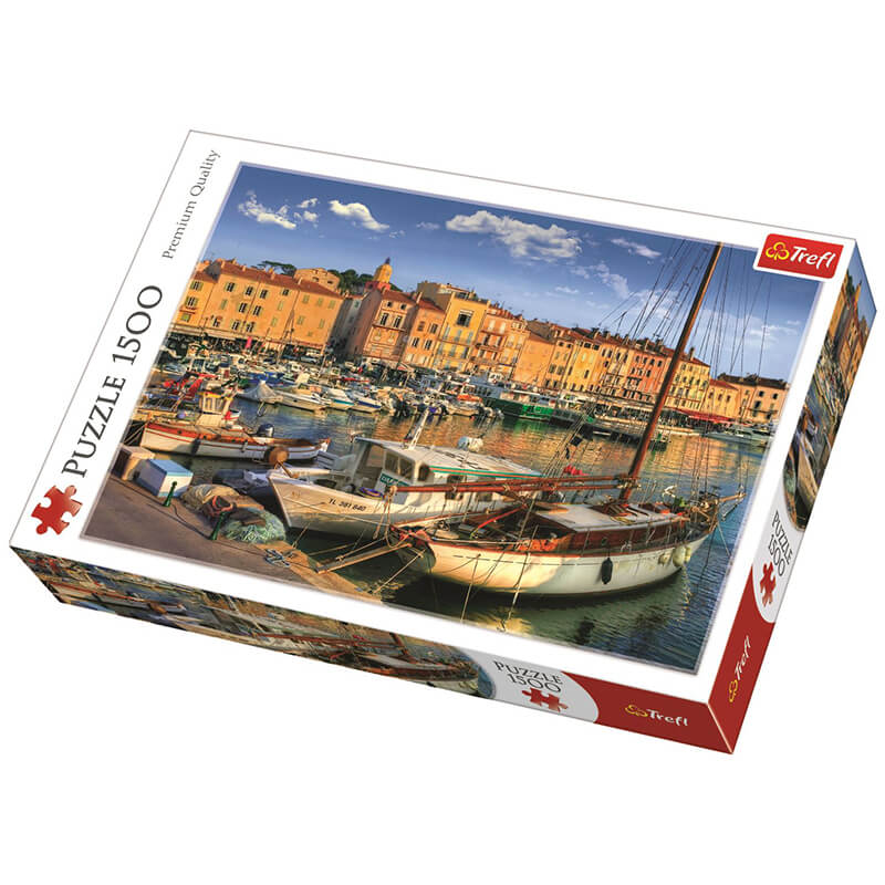 Old Port In Saint Tropez 1500pc Puzzle