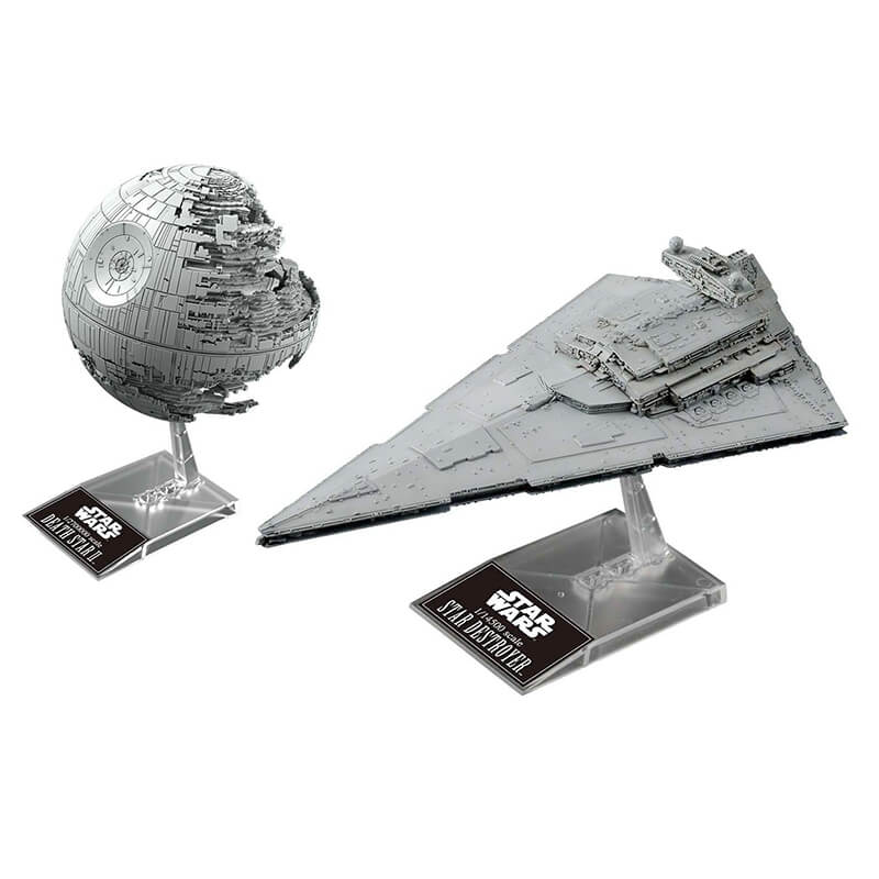 Bandai 1/2700000 Star Wars Death Star II & 1/14500 Star Destroyer Kit