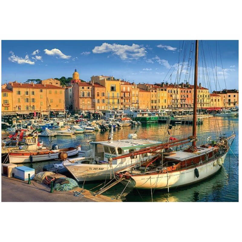 Old Port In Saint Tropez 1500pc Puzzle