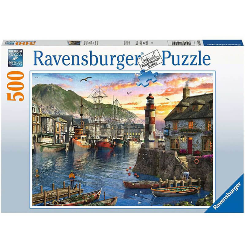 Sunrise At The Port 500pcs Puzzle