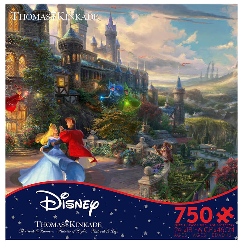 Disney Sleeping Beauty Enchanting by Thomas Kinkade 750pc Puzzle