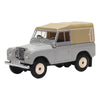 Oxford 1/76 Land Rover Series III (Canvas Mid Grey)