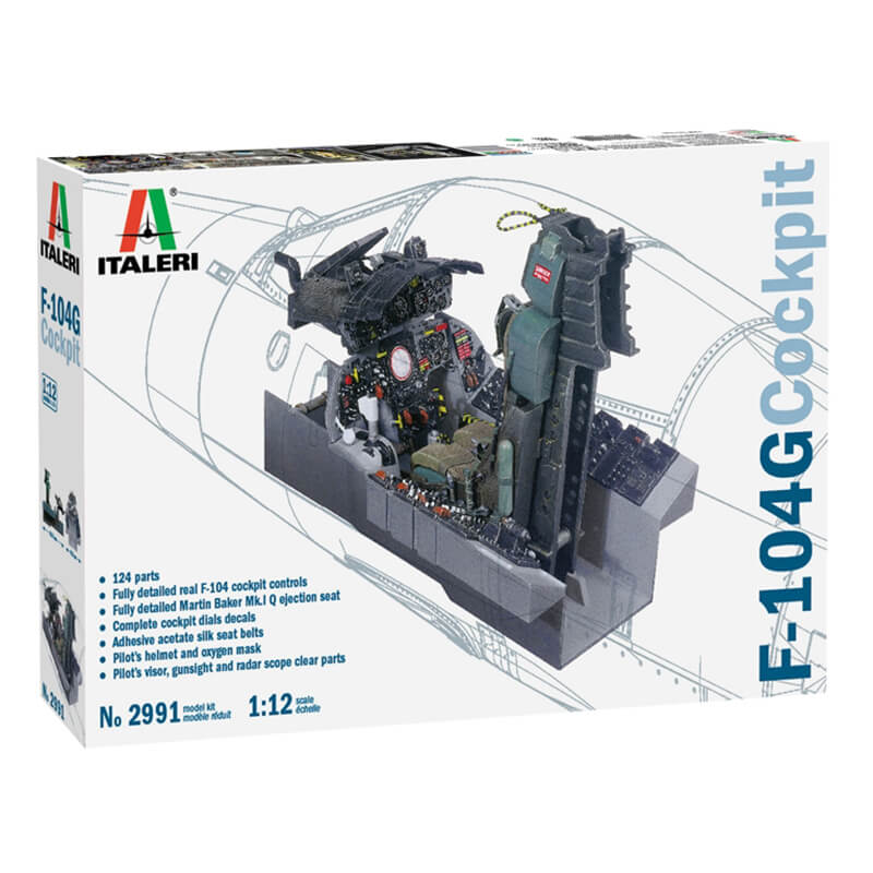 Italeri 1/12 F-104G Cockpit Kit