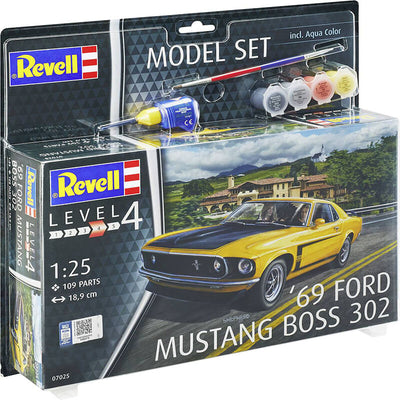 Revell 1/25 '69 Ford Mustang Boss 302 Kit Set