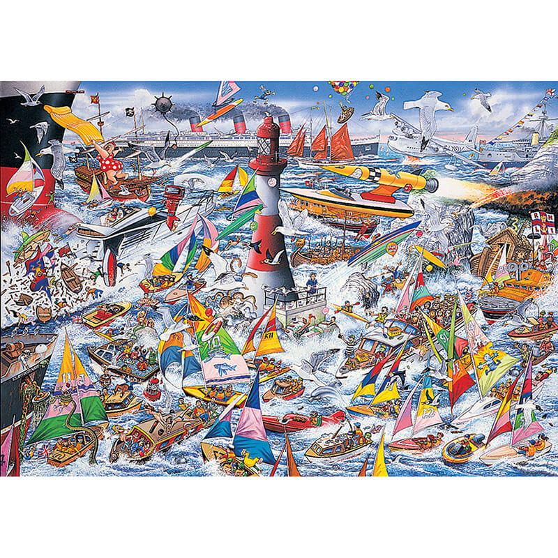 I Love Boats by Mike Jupp 1000pc Puzzle