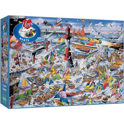 I Love Boats by Mike Jupp 1000pc Puzzle