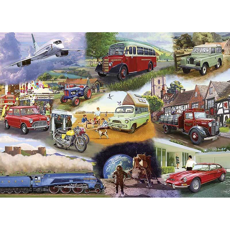 Piecing Together Transport 24pc Puzzle