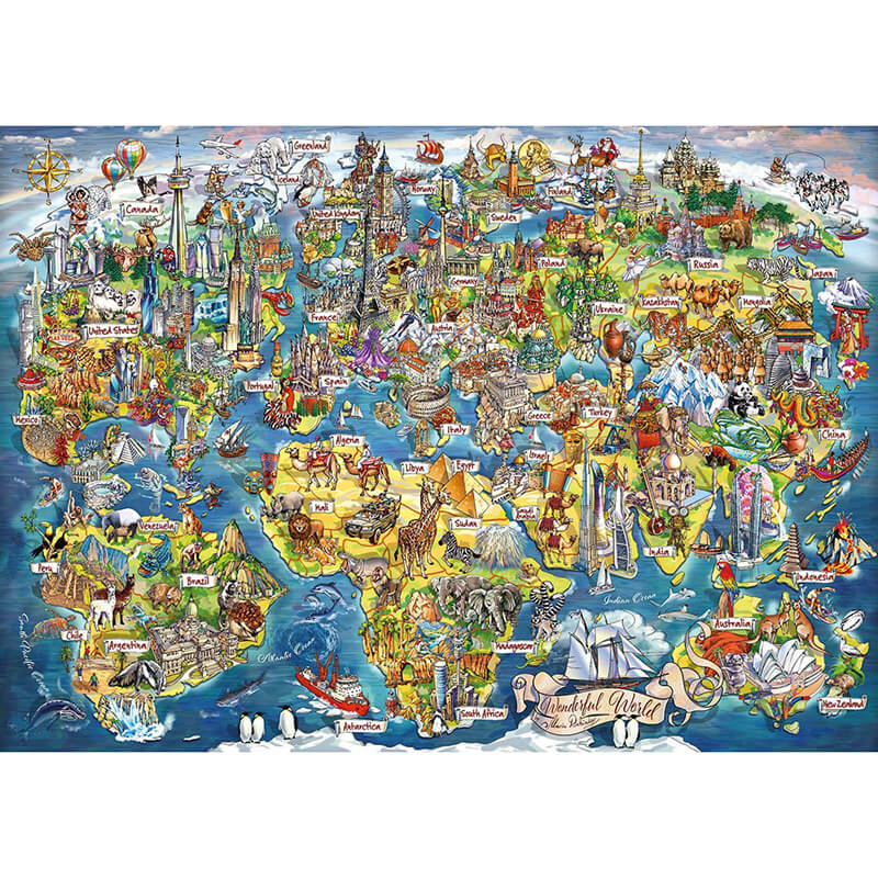 Wonderful World 1000pc Puzzle