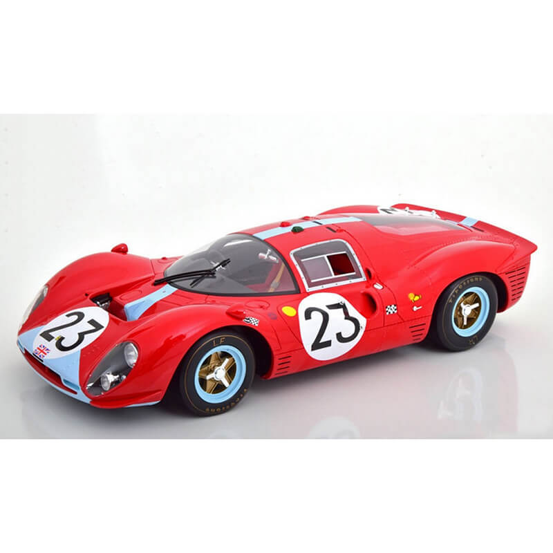 CMR 1/12 Ferrari 412 P #23 24H Le Mans 1967, Attwood / Courage