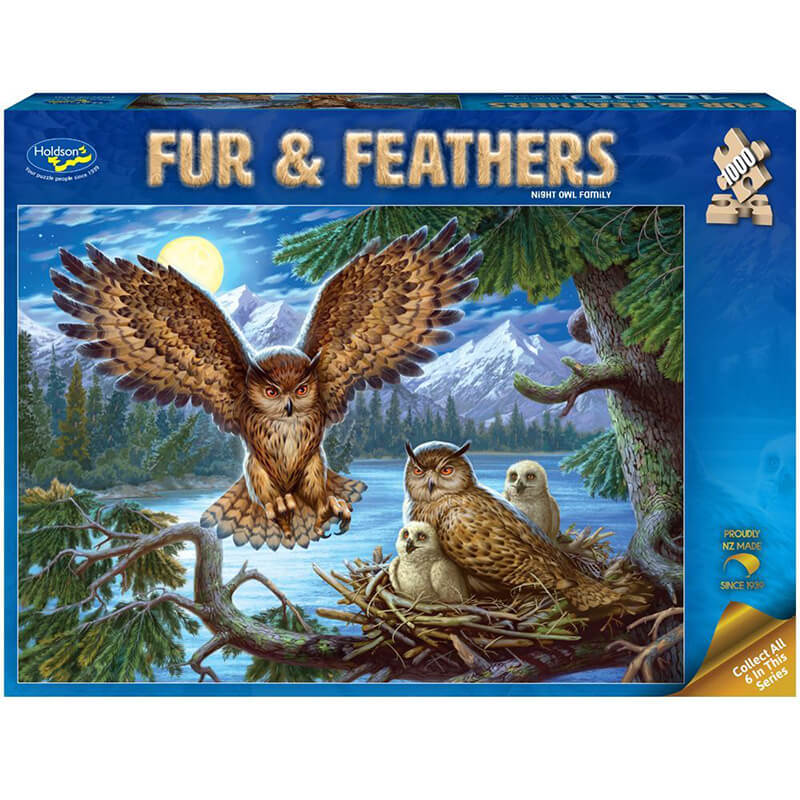 Night Owl Family 1000pc Puzzle