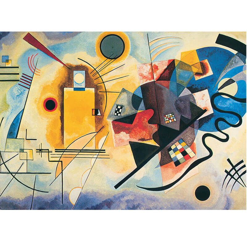 Yellow-Red-Blue By Wassily Kandinsky 1000pcs Puzzle