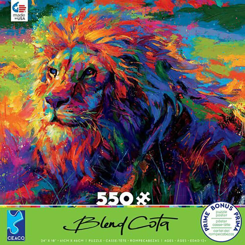 King of the Jungle By Blend Cota 550pc Puzzle