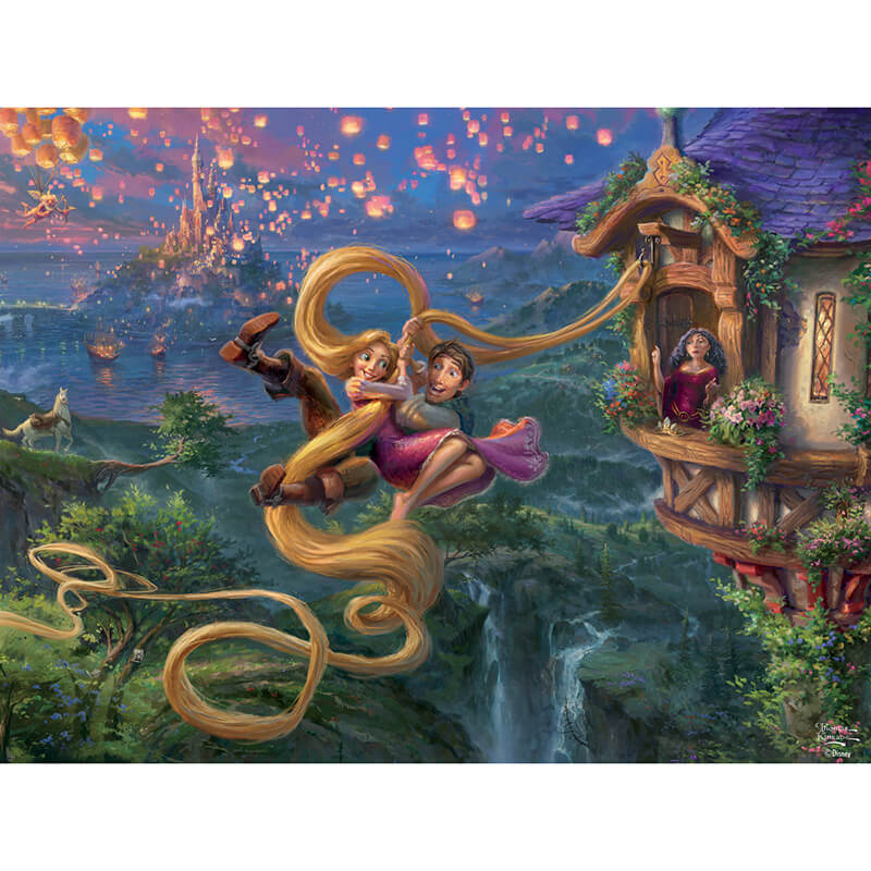 Disney Tangled by Thomas Kinkade 750pc Puzzle