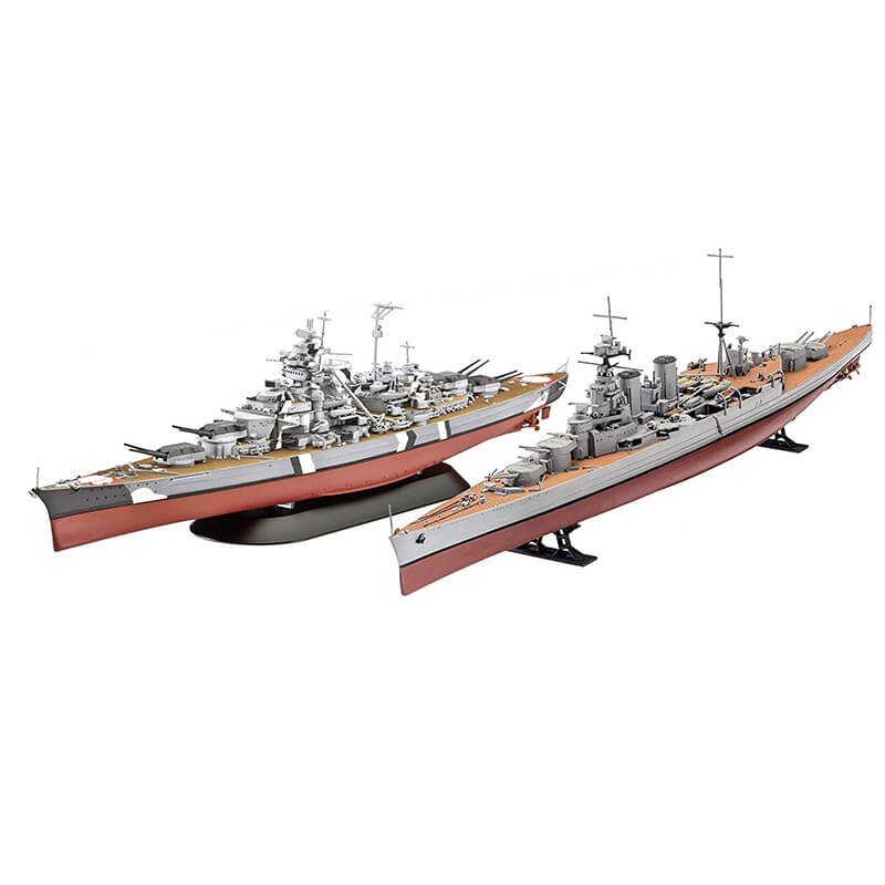 Revell 1/700 & 1/720 HMS Hood Vs. Bismarck 80th Anniversary Limited Edition Kit