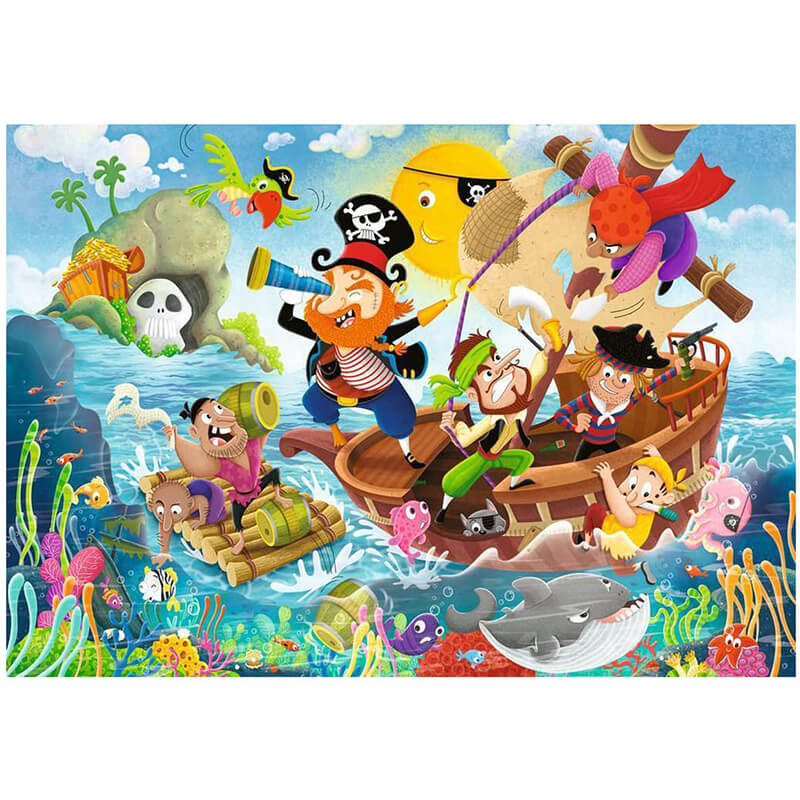 Land Ahoy! 24pcs Super Sized Floor Puzzle