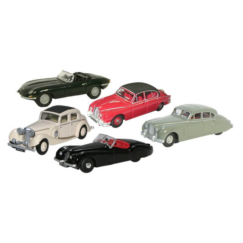 Oxford 1/76 5 Piece Jaguar Collection