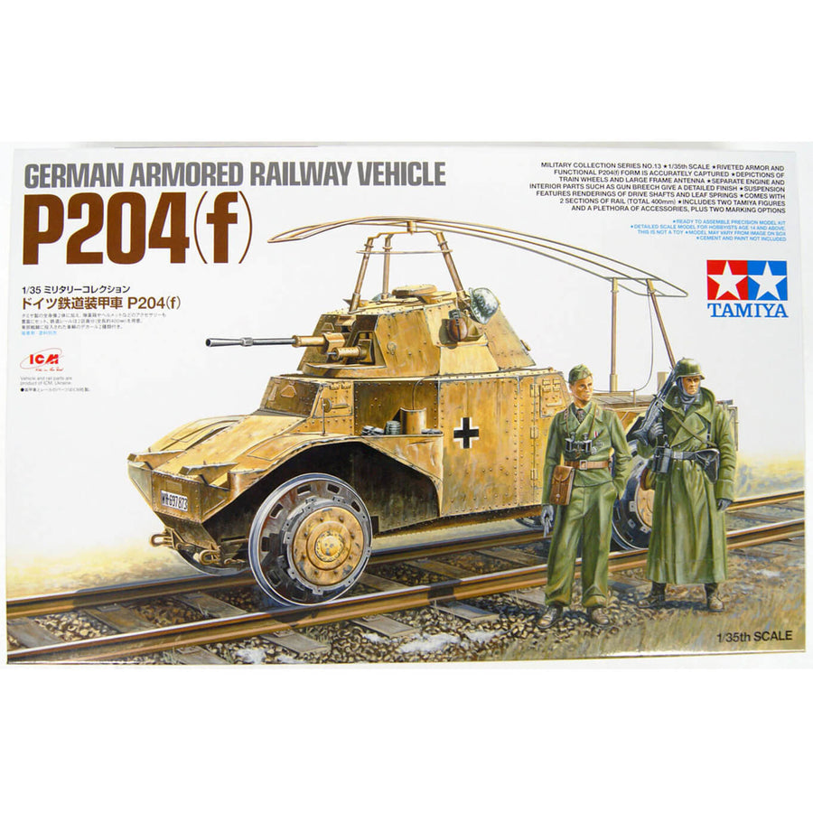 Tamiya 1/35 German Armored Railway Vehicle 204(f) Kit