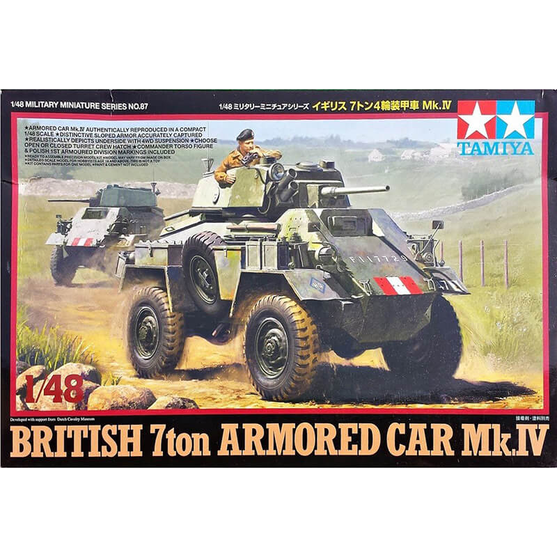 Tamiya 1/48 British 7ton Armored Car Mk.IV Kit