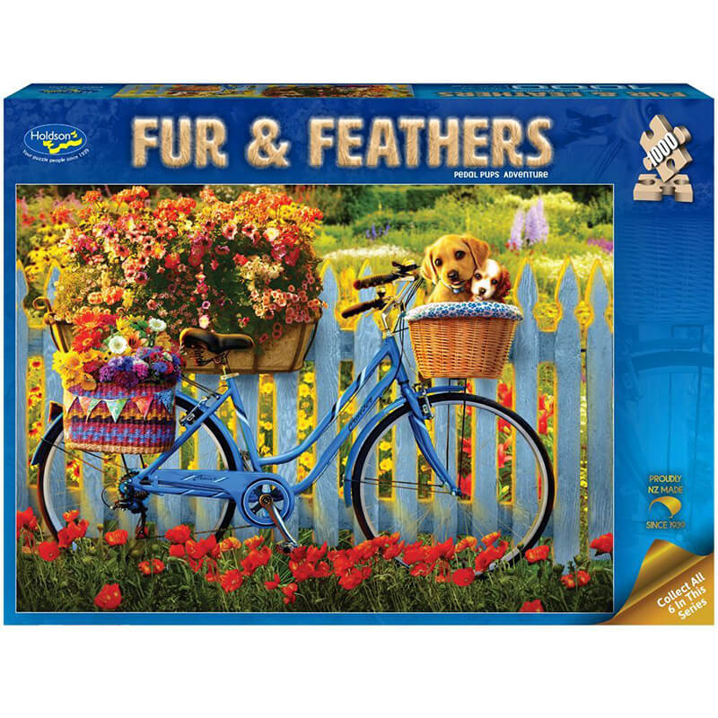 Pedal Pups Adventure 1000pc Puzzle
