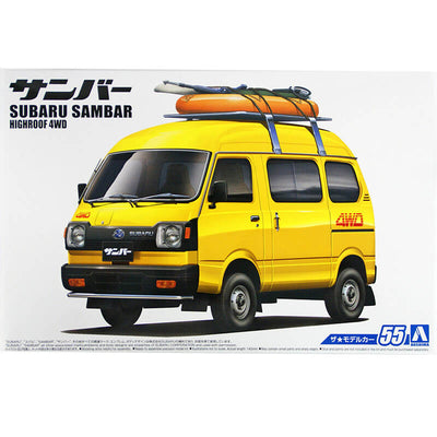 Aoshima 1/24 Subaru Sambar High-Roof 4WD Kit