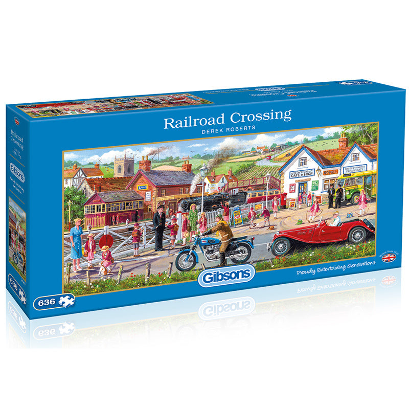 Railroad Crossing By Derek Roberts 636pc Puzzle