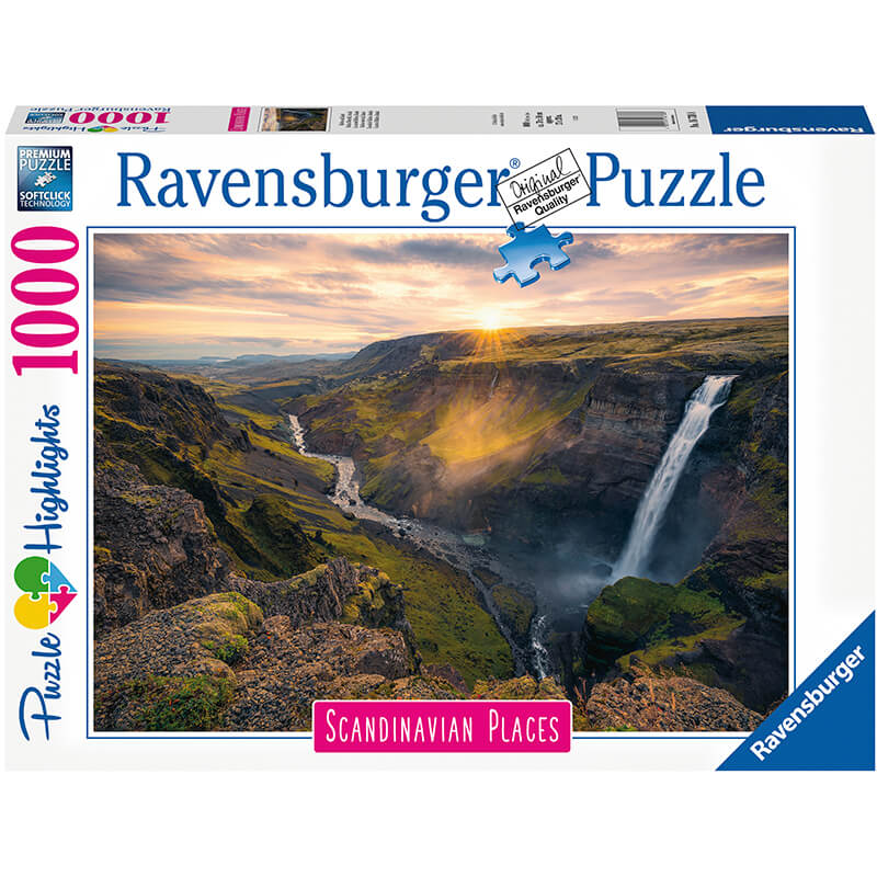 Haifoss Waterfall Iceland 1000pcs Puzzle