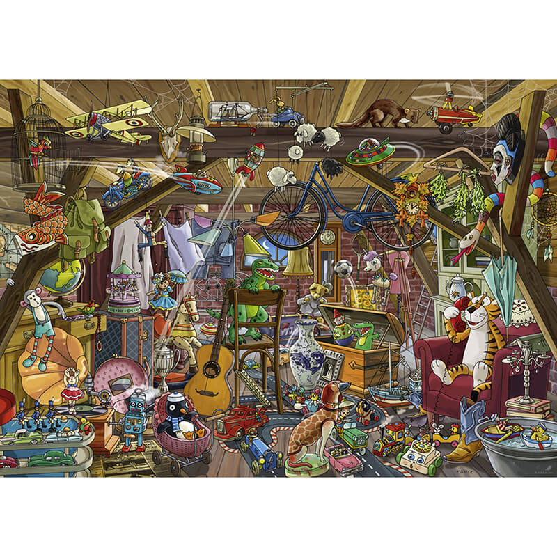 In The Attic 1000pc Puzzle