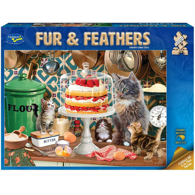Cream Cake Cats 1000pc Puzzle