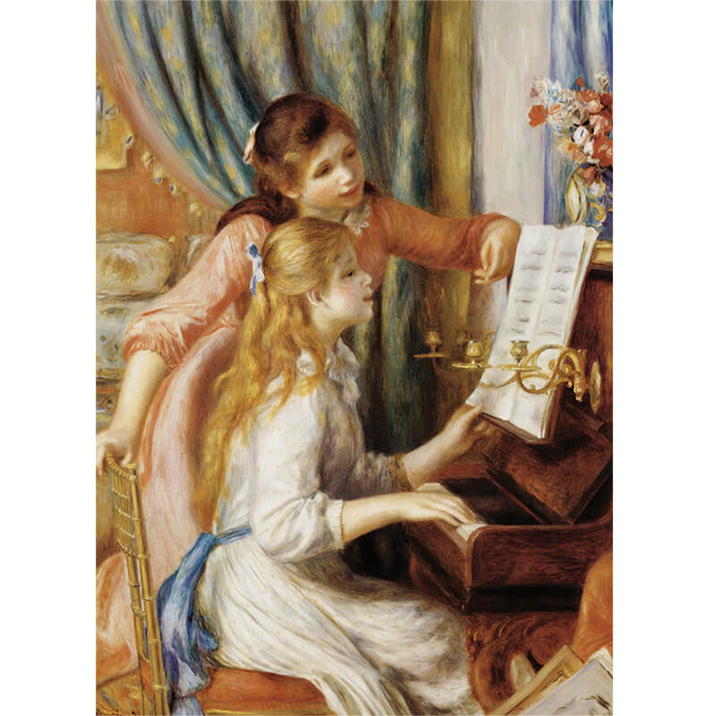 Girls at the Piano By Pierre-Auguste Renoir 1000pc Puzzle