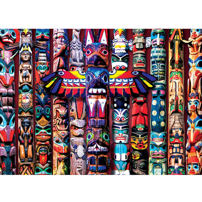 Totem Poles 1000pc Puzzle