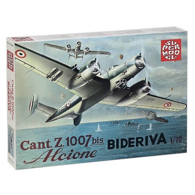 Italeri 1/72 Super Model Cant.Z.1007 bis Alcione Bideriva Kit