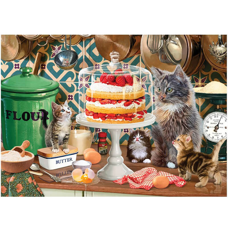 Cream Cake Cats 1000pc Puzzle