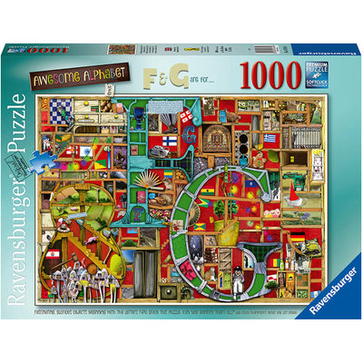 Awesome Alphabet F & G 1000pc Puzzle