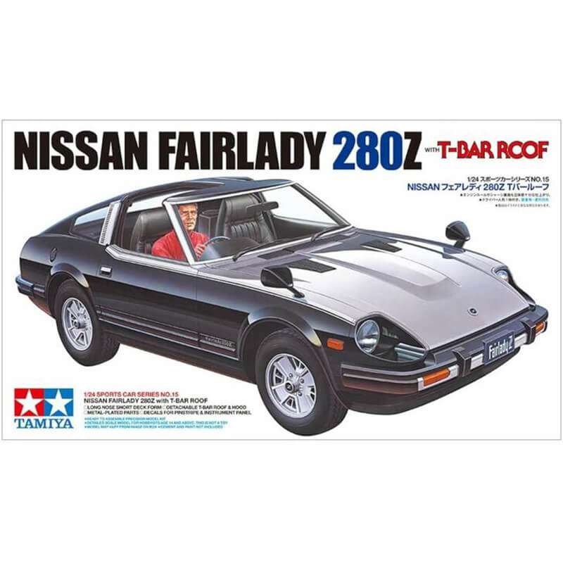 Tamiya 1/24 Nissan Fairlady 280Z With T-Bar Roof Kit