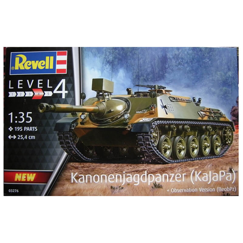 Revell 1/35 Kanonenjagdpanzer (KaJaPa) + Obeservation Version (BeobPz) Kit