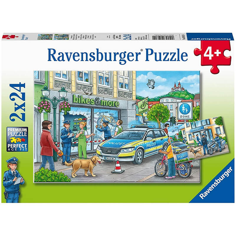 Police at Work! 2x24pcs Puzzle