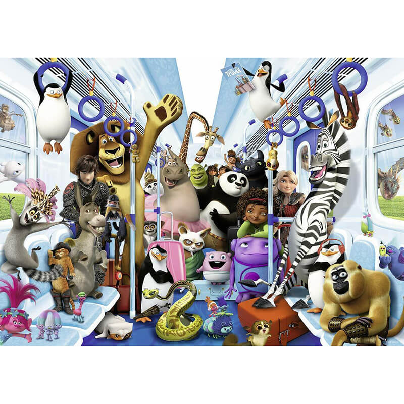 Disney DreamWorks Family on Tour 1008pcs Puzzle