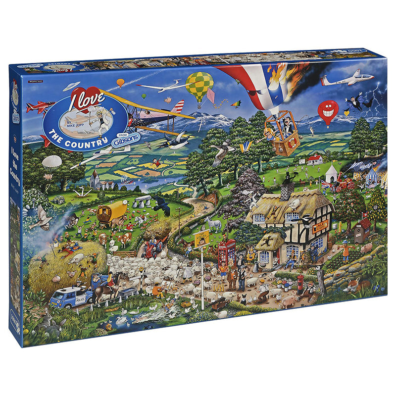 I Love the Country By Mike Jupp 1000pc Puzzle