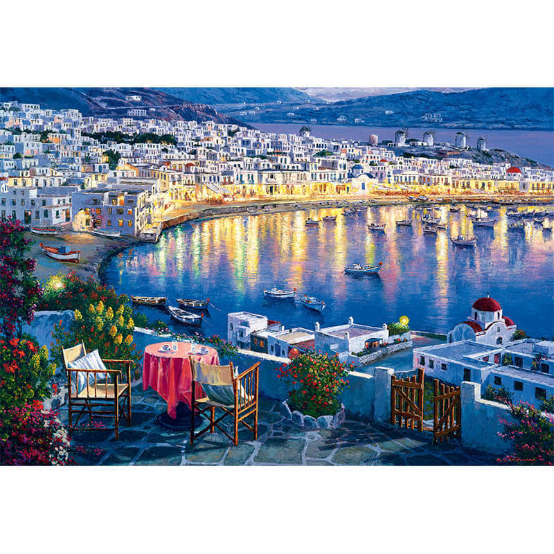 Mykonos At Sunset 1500pc Puzzle