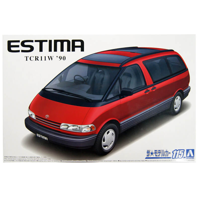 Aoshima 1/24 Toyota TCR11W Estima Twin Moon Roof '90 Kit