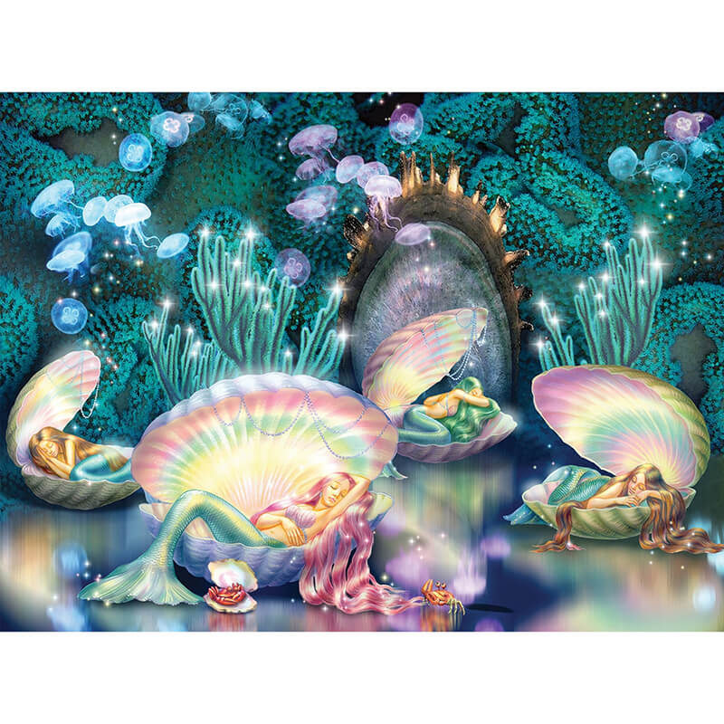 Sleeping Mermaids By Zorina Baldescu 1000pc Puzzle