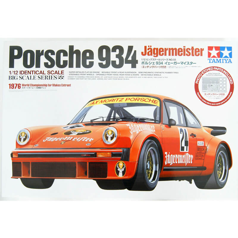 Tamiya 1/12 Porsche 934 Jägermeister Kit
