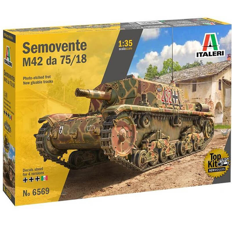 Italeri 1/35 Semovente M42 DA 75/18 Kit