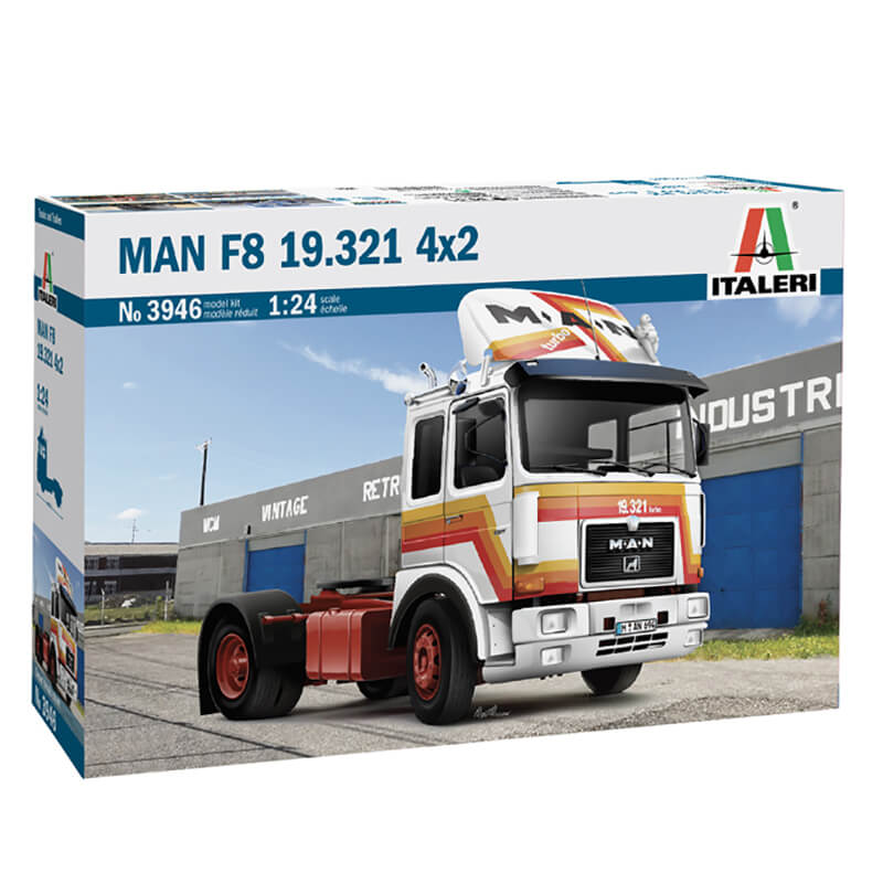 Italeri 1/24 Man F8 19.321 4x2 Kit