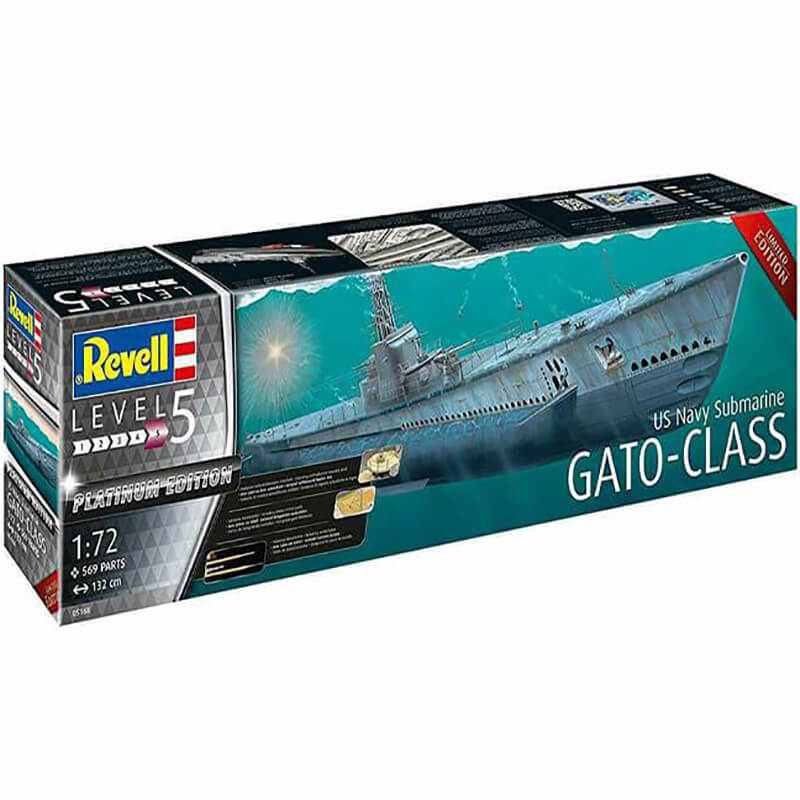Revell 1/72 US Navy Submarine Gato-class Kit
